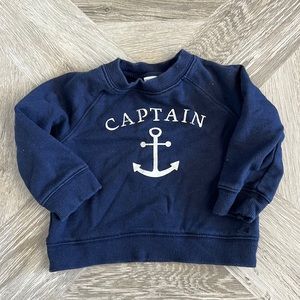 12-18 months Janie and Jack Captain sweatshirt